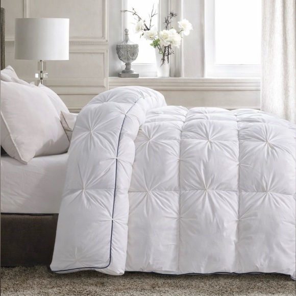 Puredown 800 fill White Goose Down Comforter King cloud puffy pinch pleat $729 - Picture 4 of 16